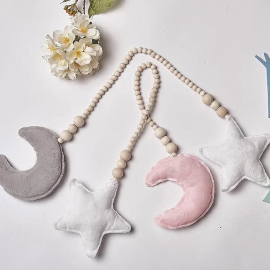 1 шт. бусины из натурального дерева кулон украшение для детской комнаты кристалл