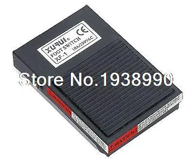 (1) XF-1 педаль/педаль переключатель пластик 10А/250В переменного тока 1С Контактная форма черный IP54 (1) XF-1 педаль/педаль переключатель пластик 10А/250В переменного тока 1С Контактная форма черный IP54