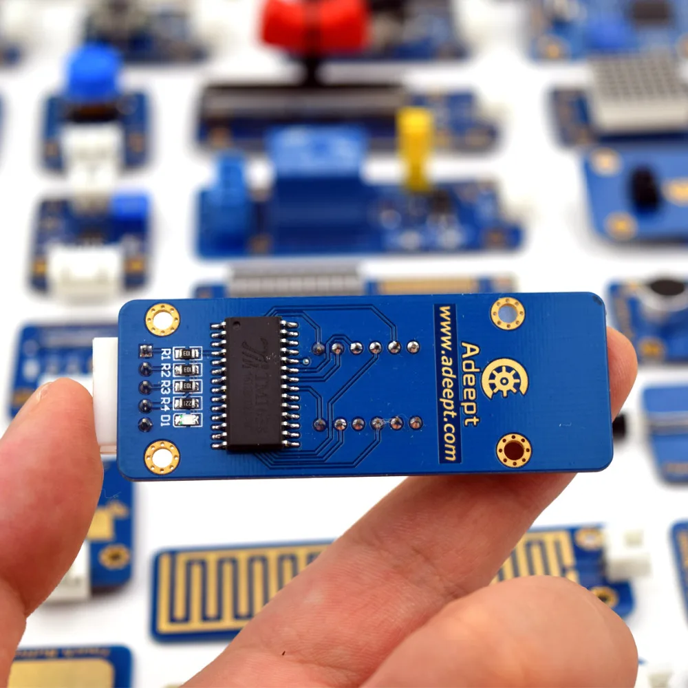 Модули датчиков Adeept Новинка 42 стартовый комплект Ultimate для Arduino UNO R3 обработка