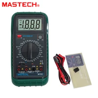 mastech my63 2000 counts digital multimeter dmm w temperature capacitance hfe testers meters ammeter megohmmeter