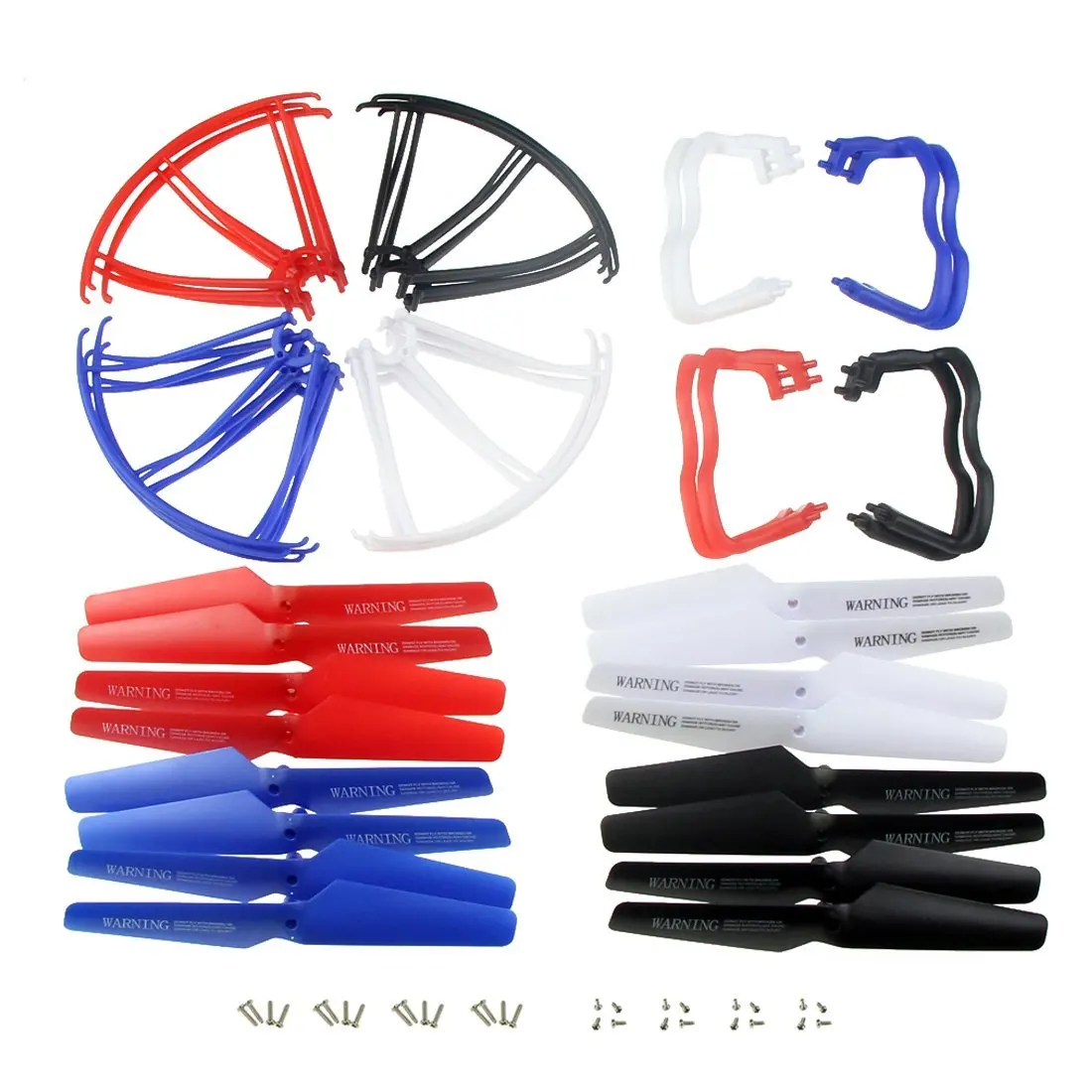 Syma X5 X5C X5C-1 RC Quadcopter Blade Propellers &amp Propeller Protectors Blades Frame Landing Skid Included Mounting Screws | Игрушки и