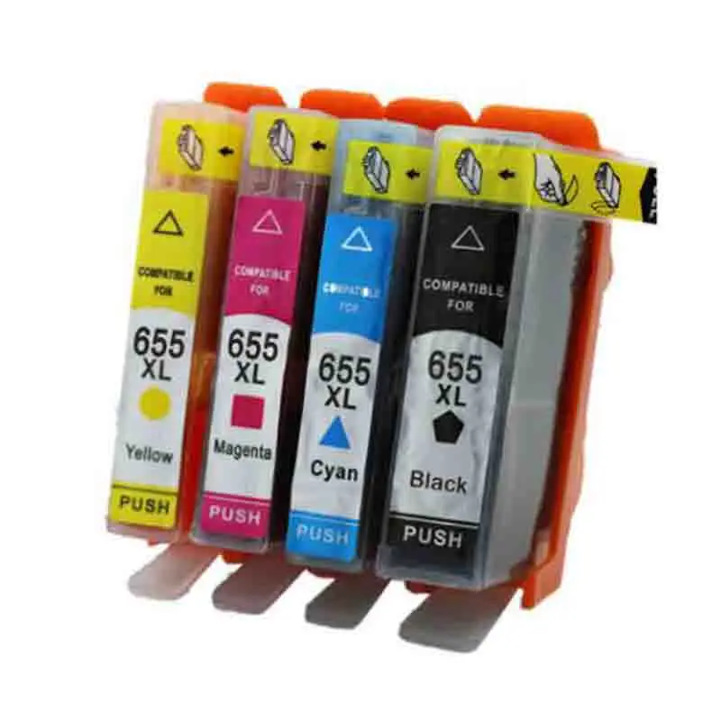 Совместимость с фотографиями 655 hp 655xl Deskjet 3525 4615 4625 5525 6520 6525 чернильный картридж