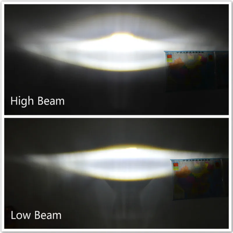 7 дюймовая круглая фара 60 Вт для мотоцикла светодиодная желтый полугалогенный