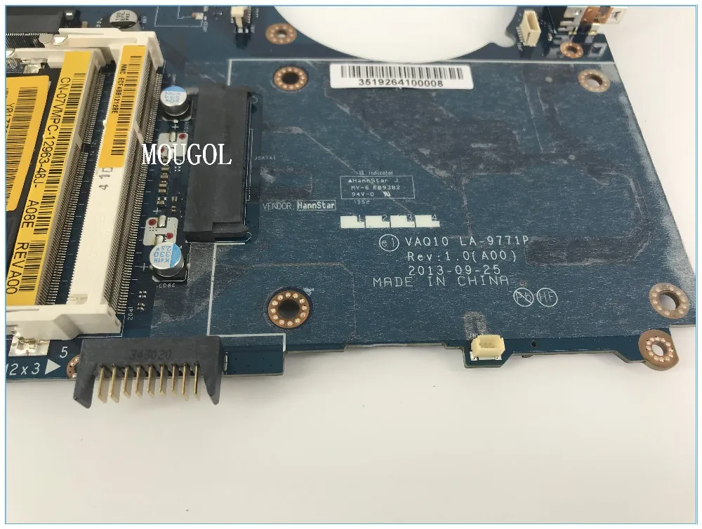 CN-0W7R2C для Dell Precision M4800 материнская плата ноутбука VAQ10 LA-9771P W7R2C HM87 | Компьютеры и офис