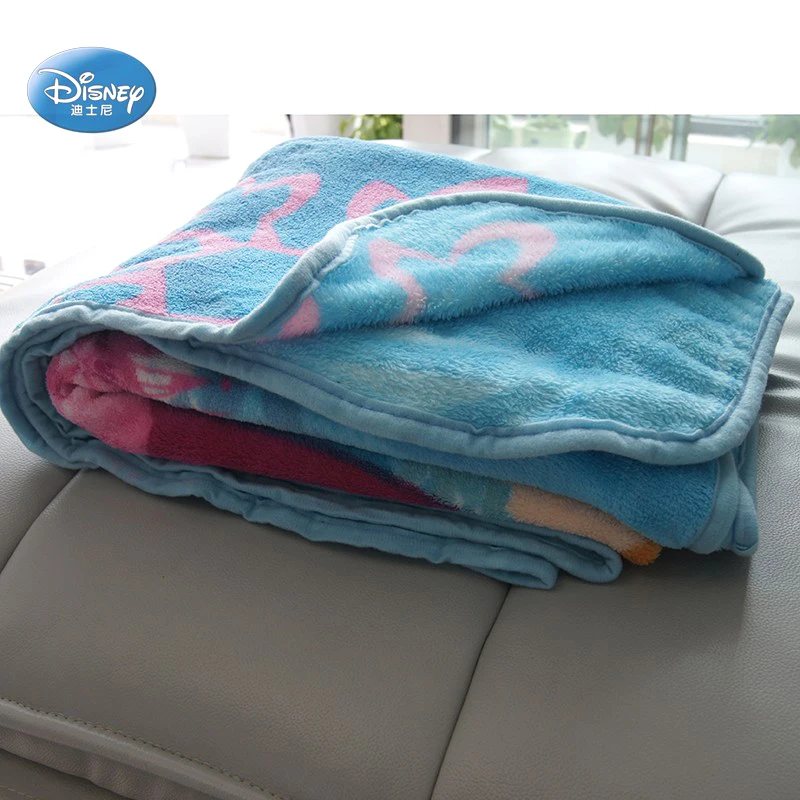 Летнее плюшевое одеяло Disney синие сестры Холодное сердце Эльза Анна плед для