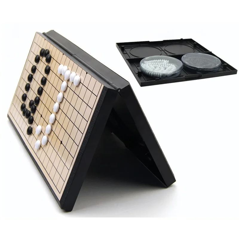Китайская старая настольная игра weiqi шашки складной стол магнитная шахматная