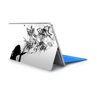 Виниловая наклейка на кожу ноутбука s для microsoft Surface Pro 4 Pro 5 Pro 6 Cool women шаблон полное заднее покрытие блокнот наклейка - Цвет: SPS-16(123)