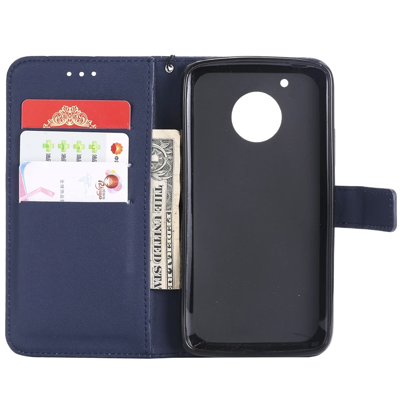 Coque люкс Ретро флип чехол для Motorola Moto G5 искусственная кожа + силиконовый мото G5/G5