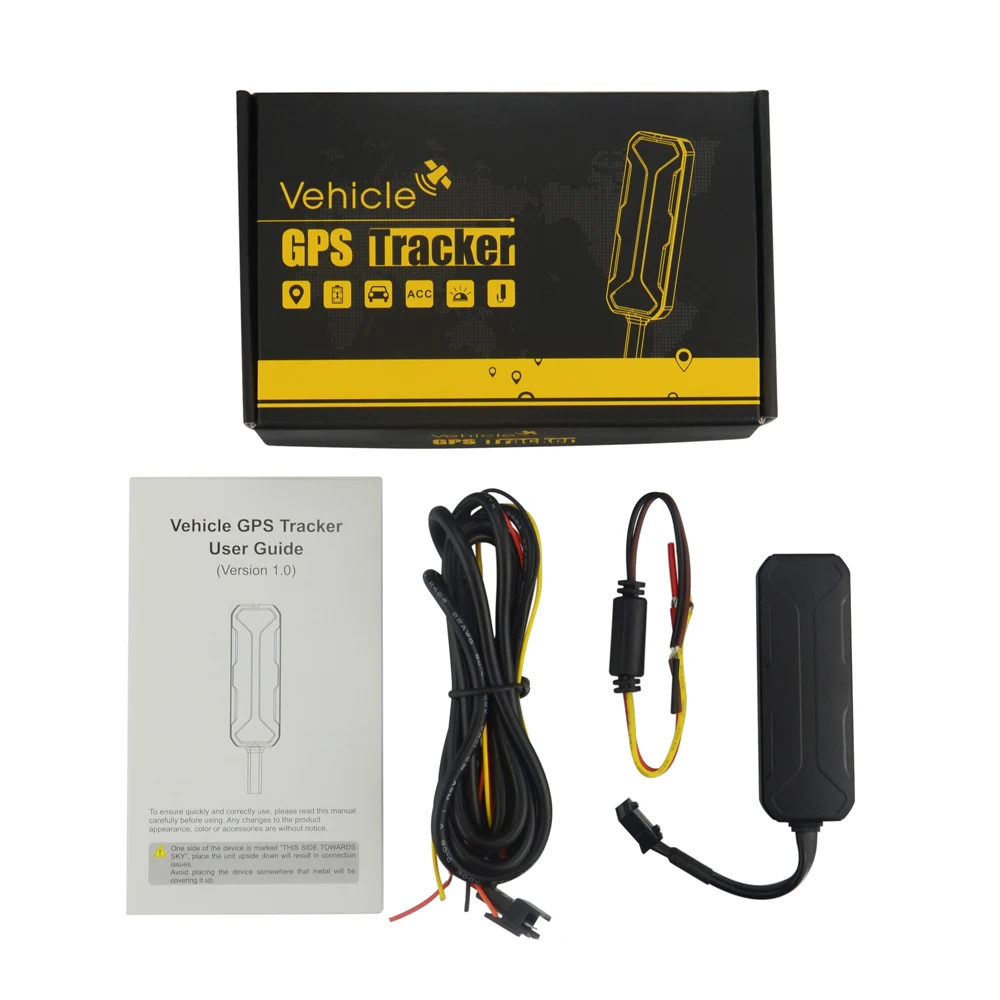 with box Мини-gps для автомобиля трекер Concox ET25 GPS локатор для мотоцикла отрезать масло 9-90VDC Geofence движение оповещение в реальном времени отслеживание Google карта - Цвет: with box