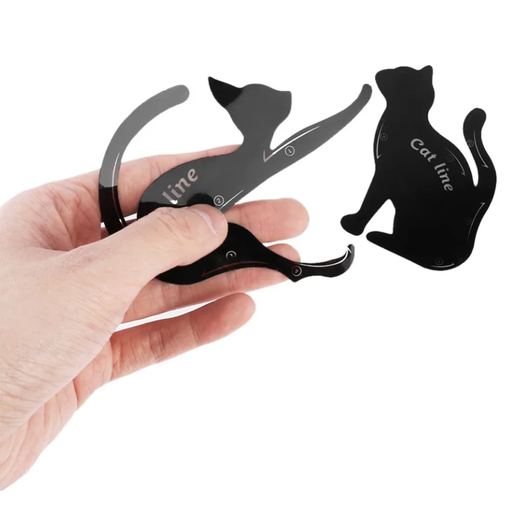 Бонни выбор кошачий глаз лайнер карта красота плесень трафареты Pro макияж для