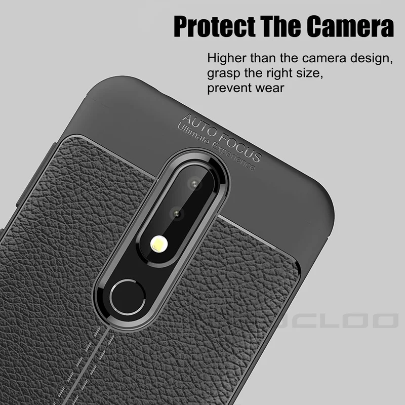 Кожа дизайн силиконовый чехол для Nokia 1 2 3 5 6 2018 7 8 Sirocco Plus X6 случаях плюс