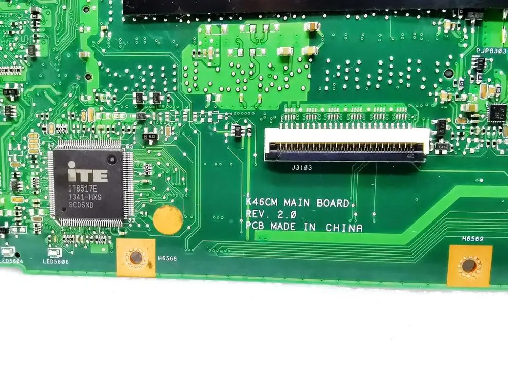 Оригинальная материнская плата для ноутбука ASUS K46CM K46CB HM76 1007U GT740M 2 Гб REV 0