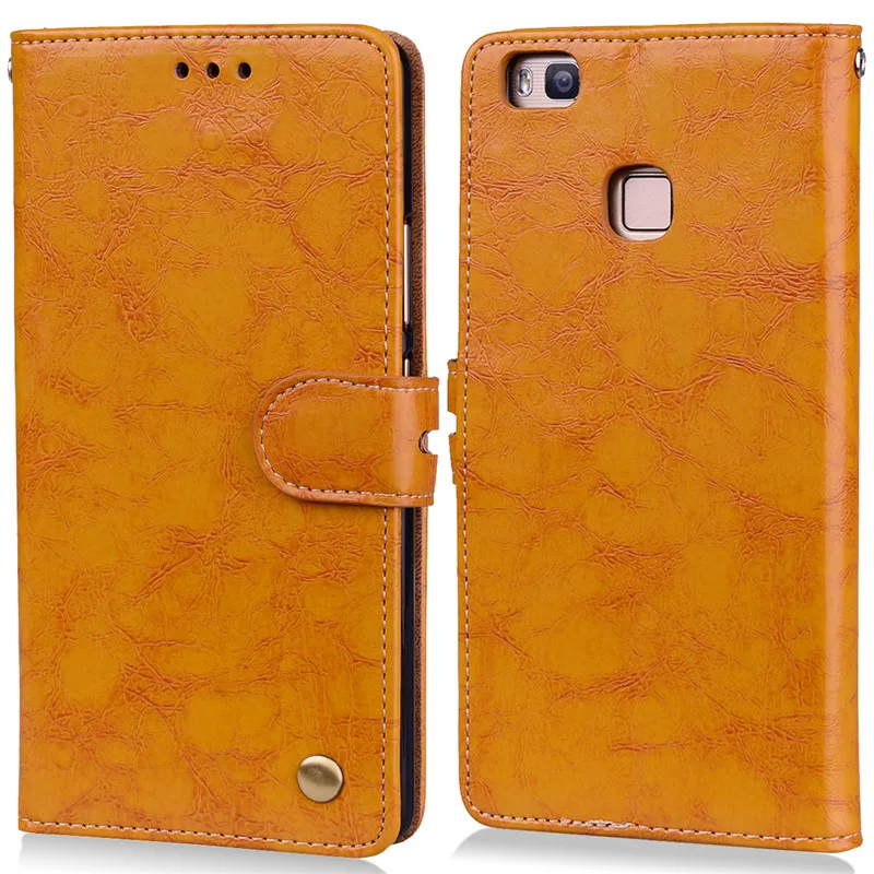 ETUI huawei P9 lite крышка Мягкий силиконовый+ роскошный кожаный раскладной футляр-кошелёк чехол для huawei P9 lite для huawei P9Lite случае принципиально