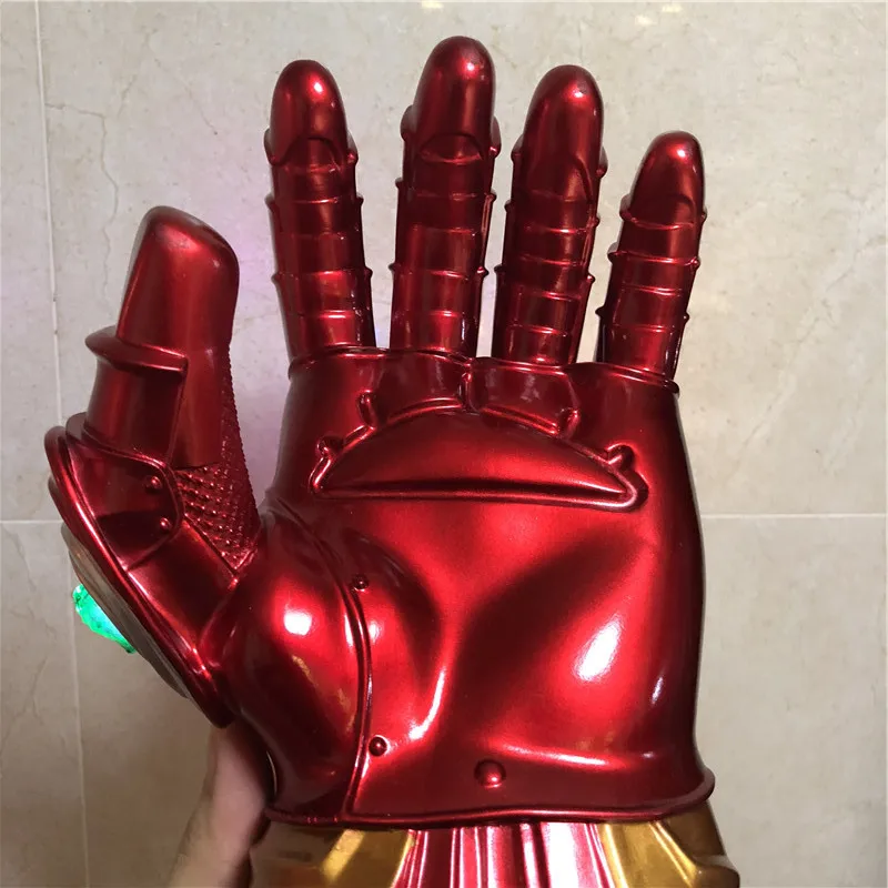1:1 перчатки Таноса войны Gauntlet светодиодный светильник фигурки косплей реквизит Хэллоуин Детский подарок