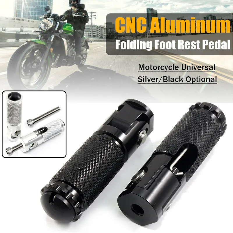 CNC универсальные мотоциклетные гоночные складные передние ножки Задние подножки