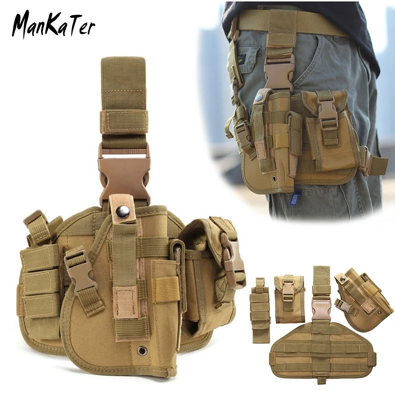 Тактическая кобура ManKaTer для страйкбола набедренная ног уличная Военная