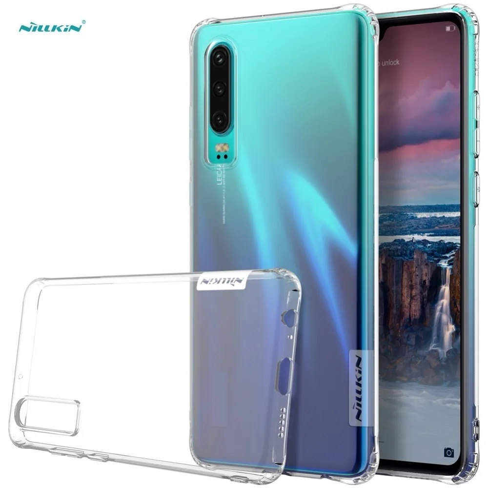 Nillkin Clear Phone Cases For Huawei P30 Pro Nature Soft Slim TPU Transparent Back Cover Casing Coque Case |