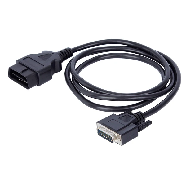 Black KWOKKER 5 футов 16Pin OBD2 папа-папа удлинитель DB9 к VGA Кабель-Удлинитель автомобильный диагностический кабель-удлинитель 156 см - Цвет: Black