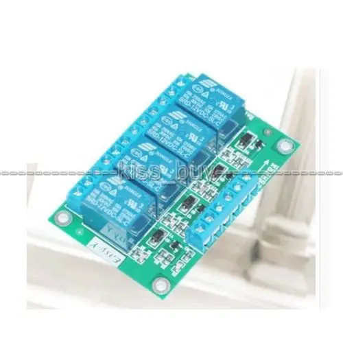 12В 4 Канальный Релейный модуль контроллера переключателя для Arduino SCM PLC управления