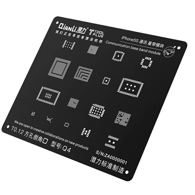 Модуль базовой полосы связи Qianli трафарет для реболлинга iPhone 5S 6 6S 7 8 ремонт модуля