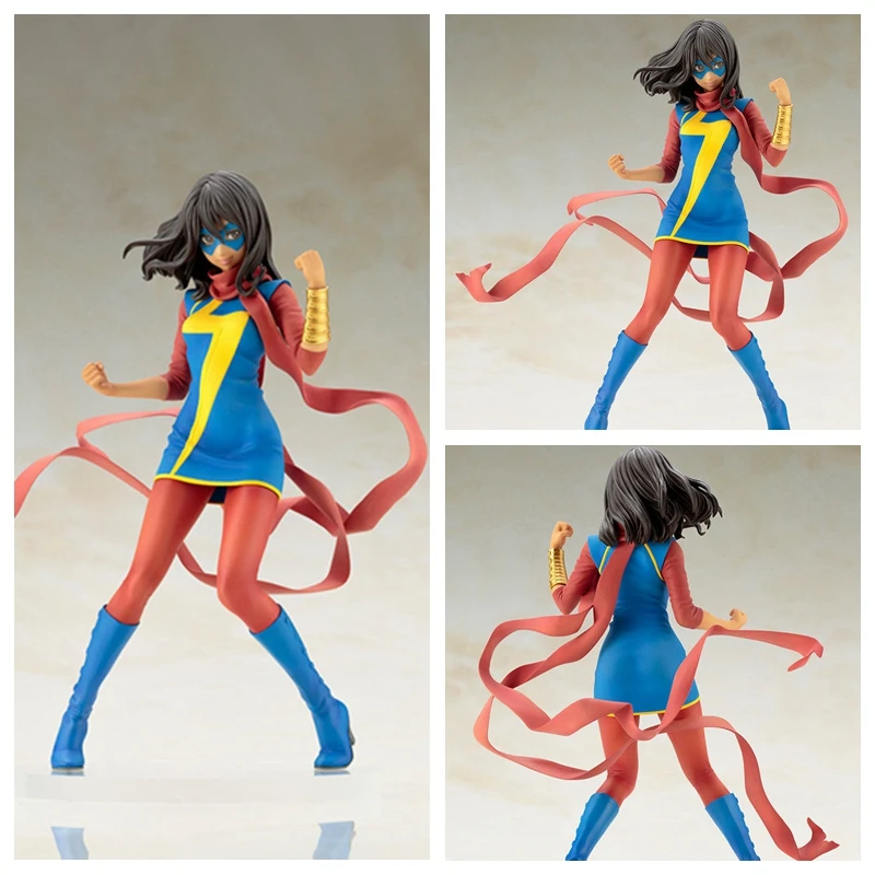 Kotobukiya Marvel bisujo мисс Марвел Капитан Marvel свободная фигурка игрушка кукла Brinquedos Фигурки подарок
