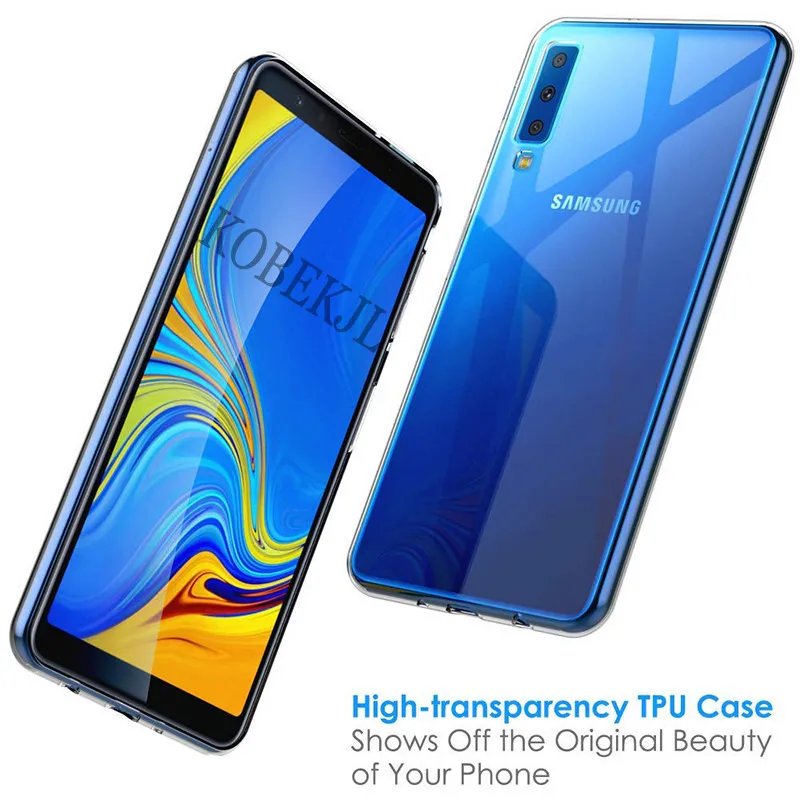 Для Samsung Galaxy A7 2018 Чехол чехол Мягкая силиконовая задняя крышка для телефона A750F A750