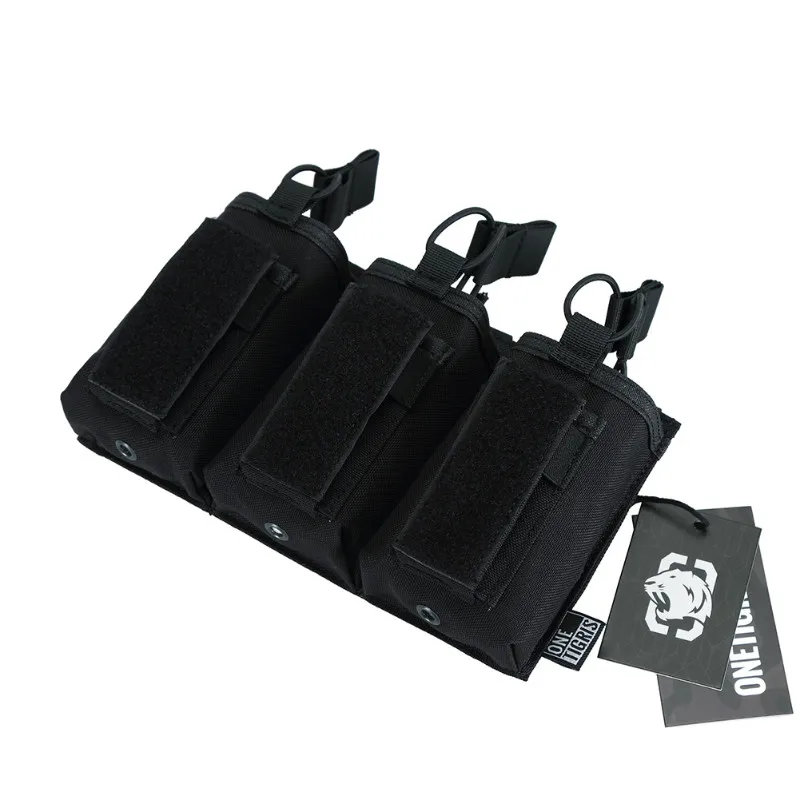 OneTigris Открытый Топ Тройная винтовка/Пистолет подсумок Тактический M4/M16/SA80/G36/AK47/AK74 подсумок для страйкбола пейнтбола