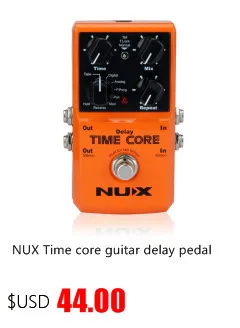 NUX GP-1 портативный усилитель для электрогитары мини усилитель для наушников Встроенный эффект искажений высокое качество гитарные части