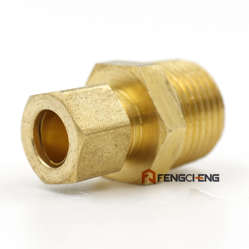 Латунь 3/8 &quotкомпрессия x 1/2&quot Мужской NPT | Дом и сад