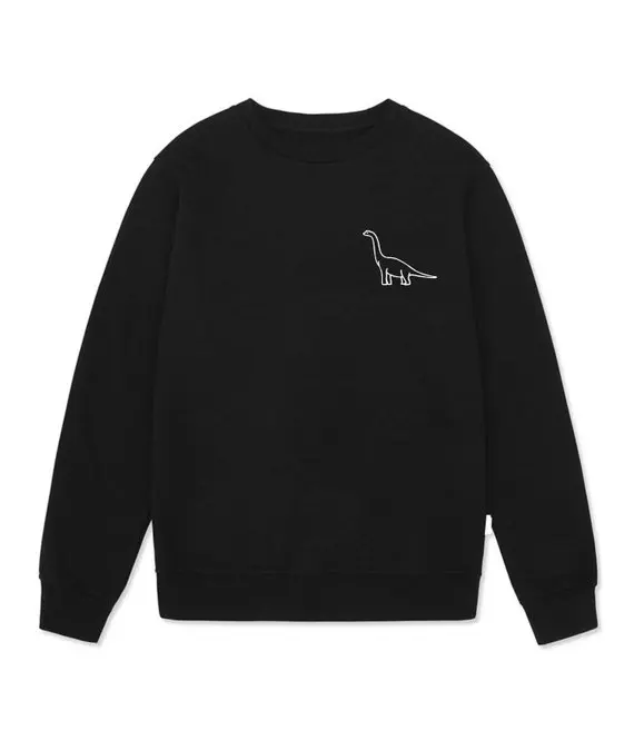 

Sugarbaby Dinosaur Pocket Print Sweatshirt Long Sleeve Tumblr Jumper Crew Neck Casual Tops Dinosaur Pullover Drop ship