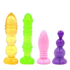 Анальная секс-игрушка Dingye Желейный фаллоимитатор Анальная пробка массаж простаты геев секс-продукт для женщин и мужчин
