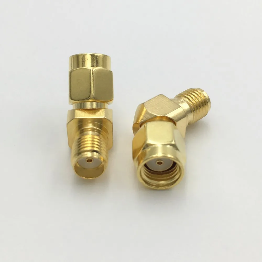 5 шт. латунный RP SMA штекер к Гнездовой разъем 45 135 градусов угловой адаптер RF