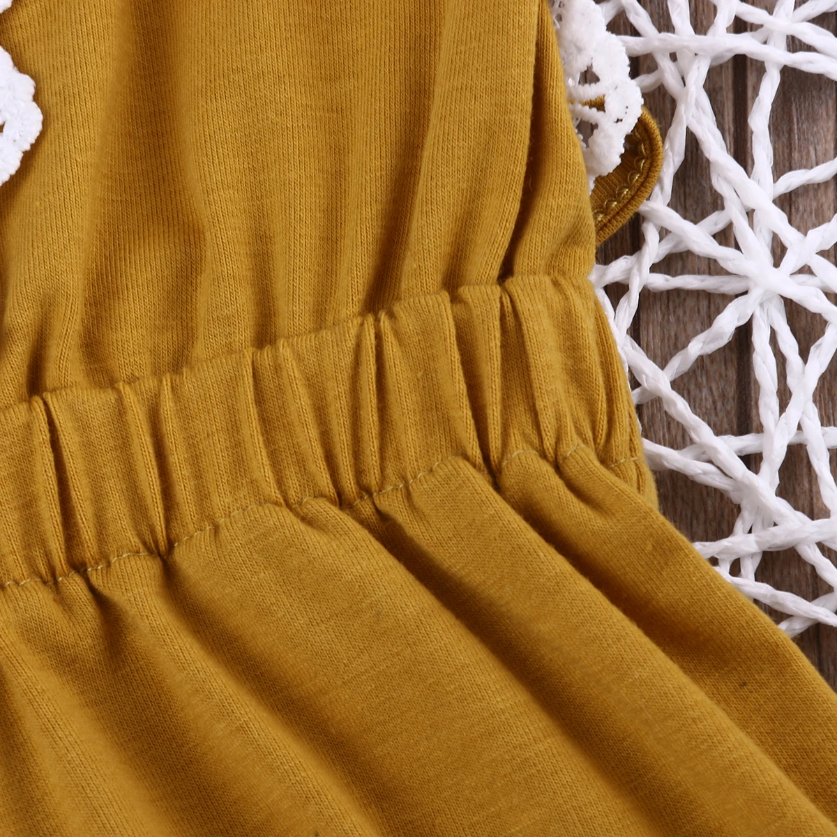 2018 Новый Детский комбинезон для новорожденных девочек боди с кружевом и открытой