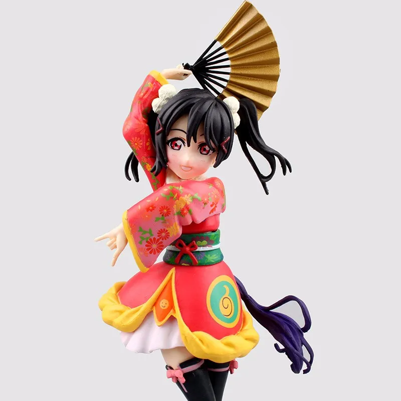 HKXZM Аниме Фигурка 17 см Love Live! Школьный проект Idol Нико язава G кимоно Ver. ПВХ