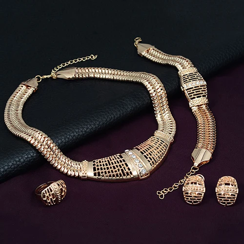 Горячих женщин Свадьба Подарок Чистая Толщиной Choker Ожерелье Браслет Кольцо