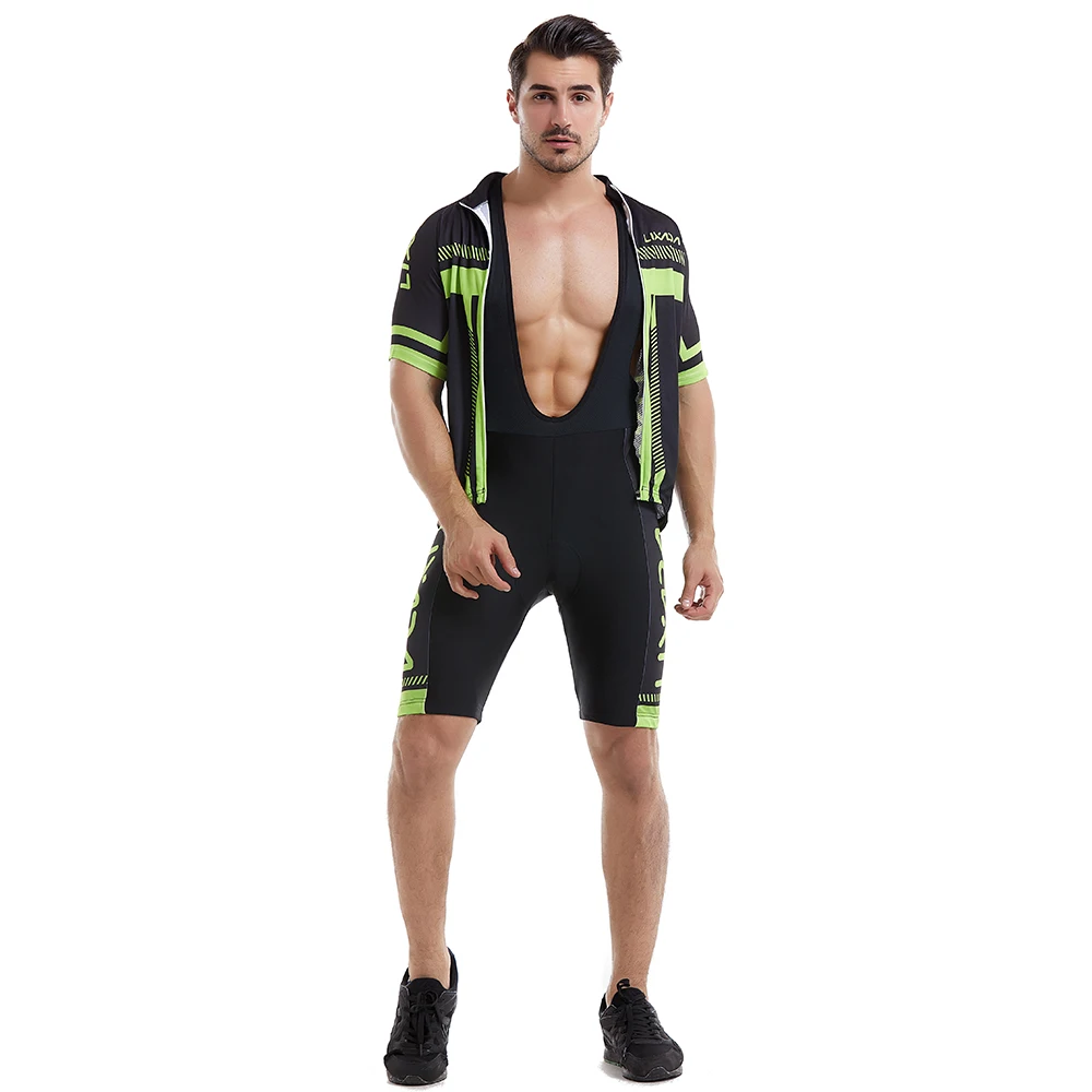 

Cycling Jersey 2019 Men's Short Sleeve Padded Bib Short Set for Men Bicycle Clothing Cycling Summer Men Set