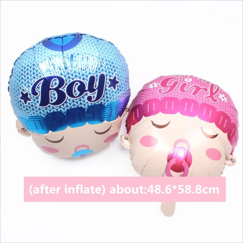 1 шт. детские бутылочки для душа соски шарики из фольги разных форм мальчиков и