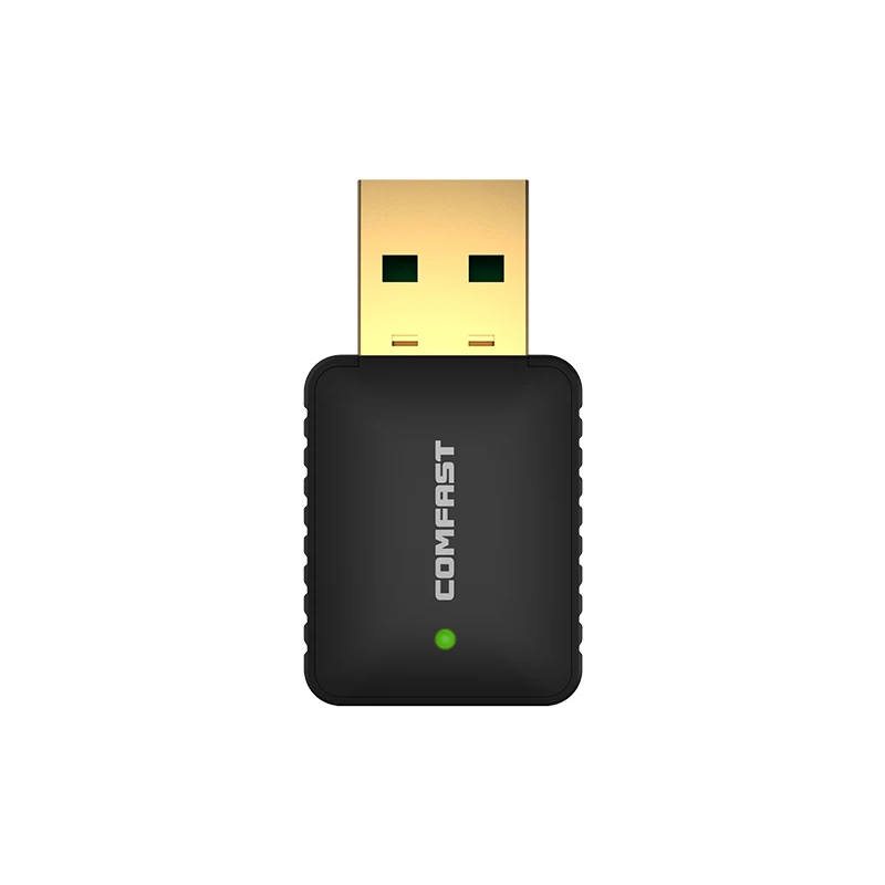 COMFAST USB WiFi адаптер AC 600 Мбит/с ПК Мини Wifi антенна Приемник сигнала сетевая карта