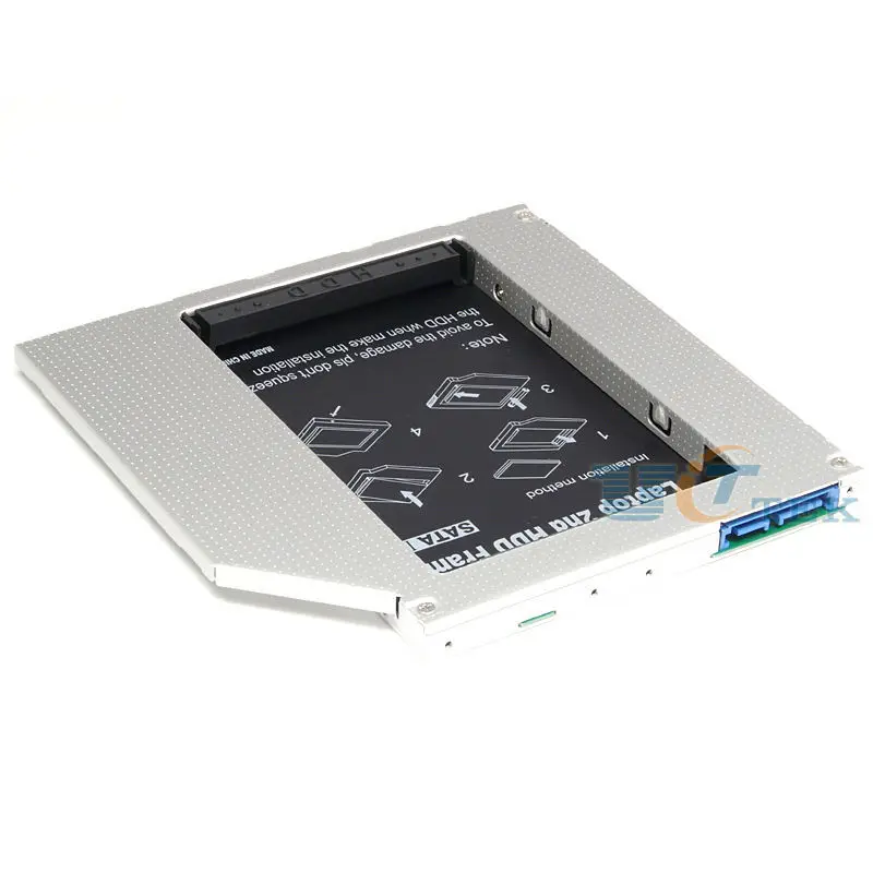9 5 мм 2nd HDD Caddy SATA iii жесткий диск + внешний USB 3 0 до CD/Φ корпус для оптического