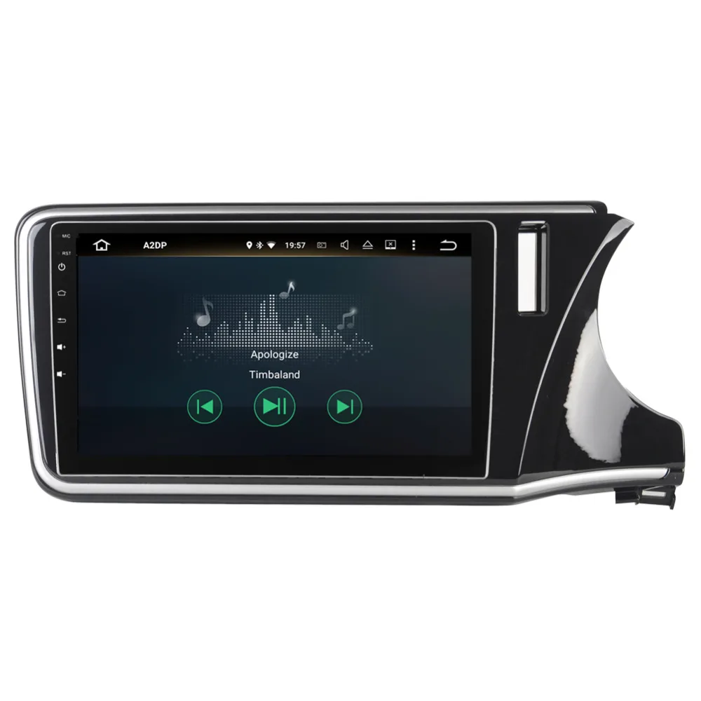 10 1-дюймовый 4 ГБ ОЗУ Android IPS экран автомобильное радио стерео для Honda City 2014-правый
