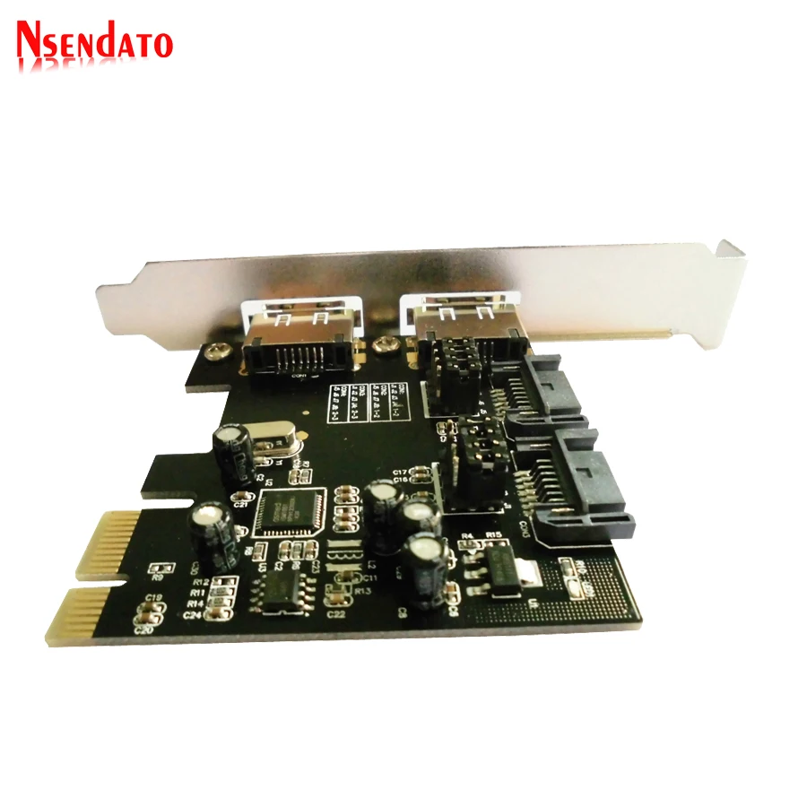Плата расширения PCI E на SATA3 SATA3.0 6 ГБ/сек. три поколения PCIE eSATA SATA III экспресс адаптер