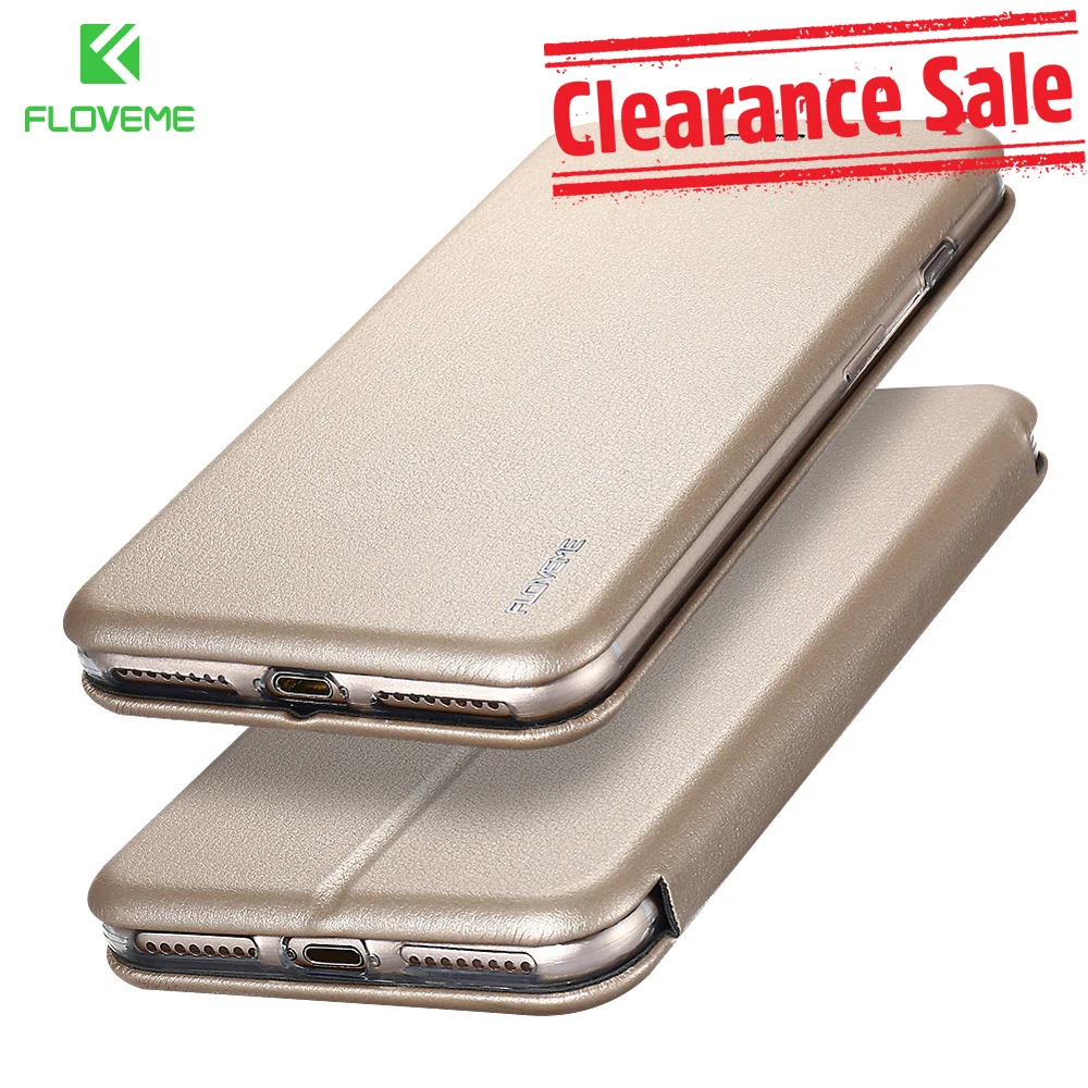 FLOVEME превосходный Чехол-книжка из искусственной кожи для iPhone 7, 6, 6s Plus, чехол из ПУ кожи, гладкий Чехол на ощупь для iPhone 6 Plus, 7