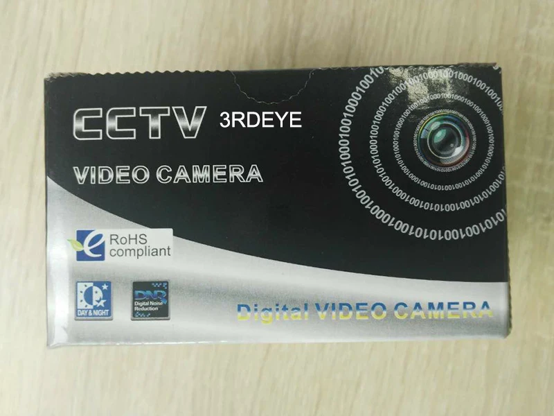 

3RD Wired Mini CCTV Camera Lens With LED Lamps Low Lux Night Vision 90 Degree View 1000TVL Security Surveillance Monitoring