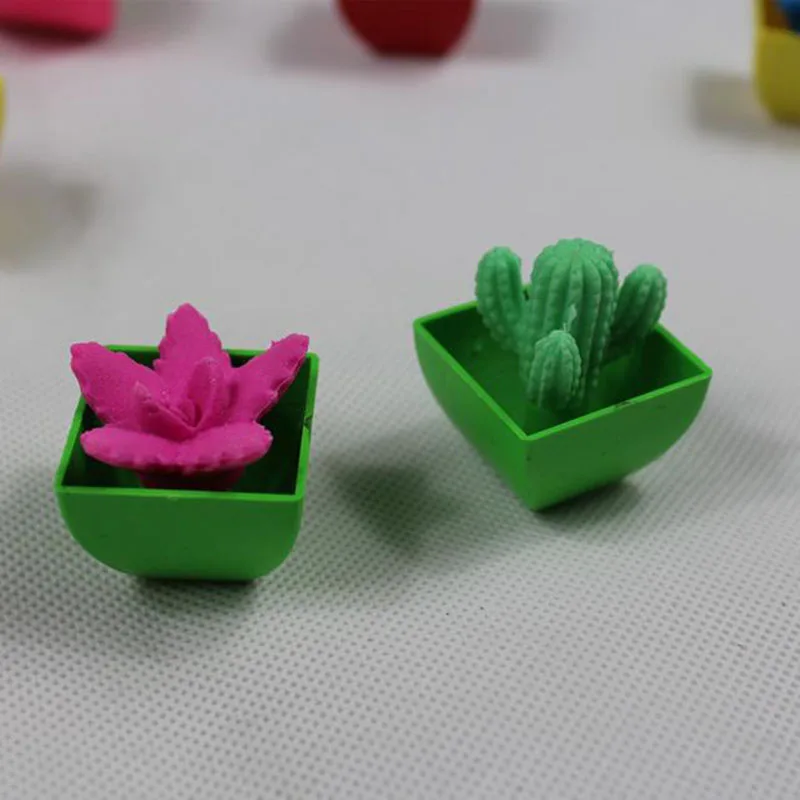 6 штук упак. гидрогель поддельные растения в горшке Crazy Cactus которые растут воде