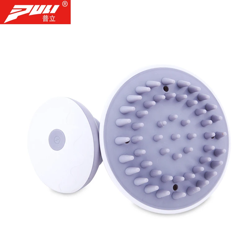 Электрический массажный гребень для головы из поликарбоната и силикона