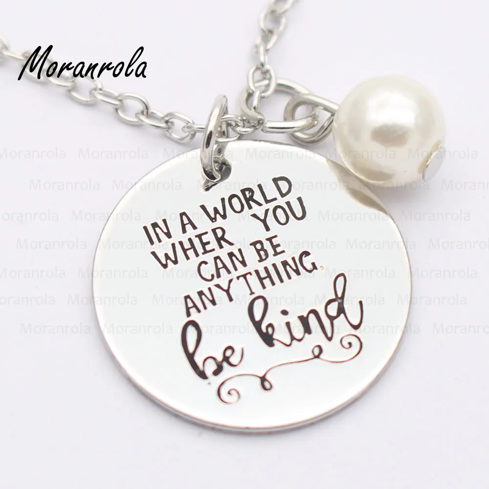 Медное ожерелье брелок подвеска вдохновляющие украшения подарки для нее и ему |