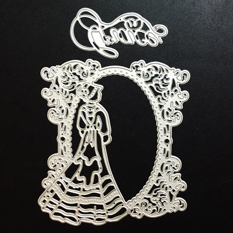 SCD876 угловые металлические режущие штампы для трафареты скрапбукинга карточки