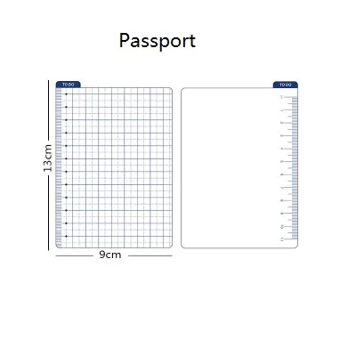 passport 1pc Простой блокнот для записей, блокнот, блокнот A5 A6, линейка, креативные канцелярские принадлежности - Цвет: passport 1pc