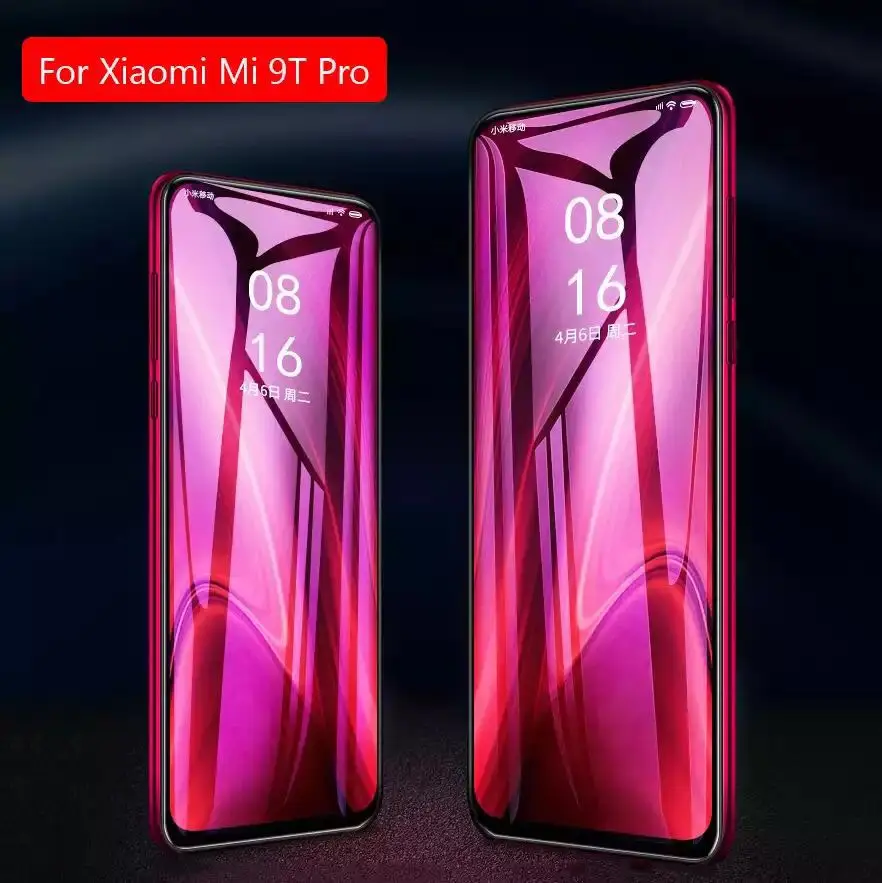 2 упаковки полное покрытие из закаленного стекла для Xiaomi Mi 9 T протектор экрана 9 H на телефон Защитное стекло для Xiaomi Mi 9 T Pro стеклянная пленка