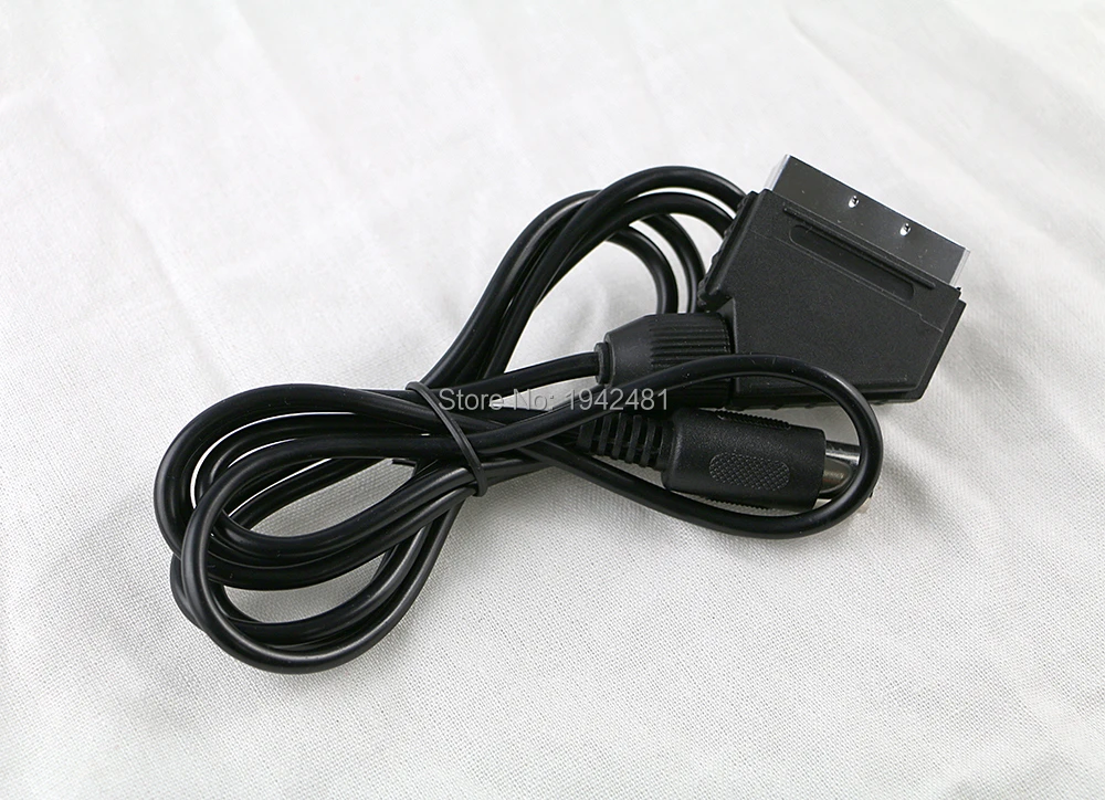 OCGAME оптовая продажа 1 8 м RGB Scart кабель для Sega Genesis Mega Drive MD NTSC Версия C pin 20 шт./лот|cable